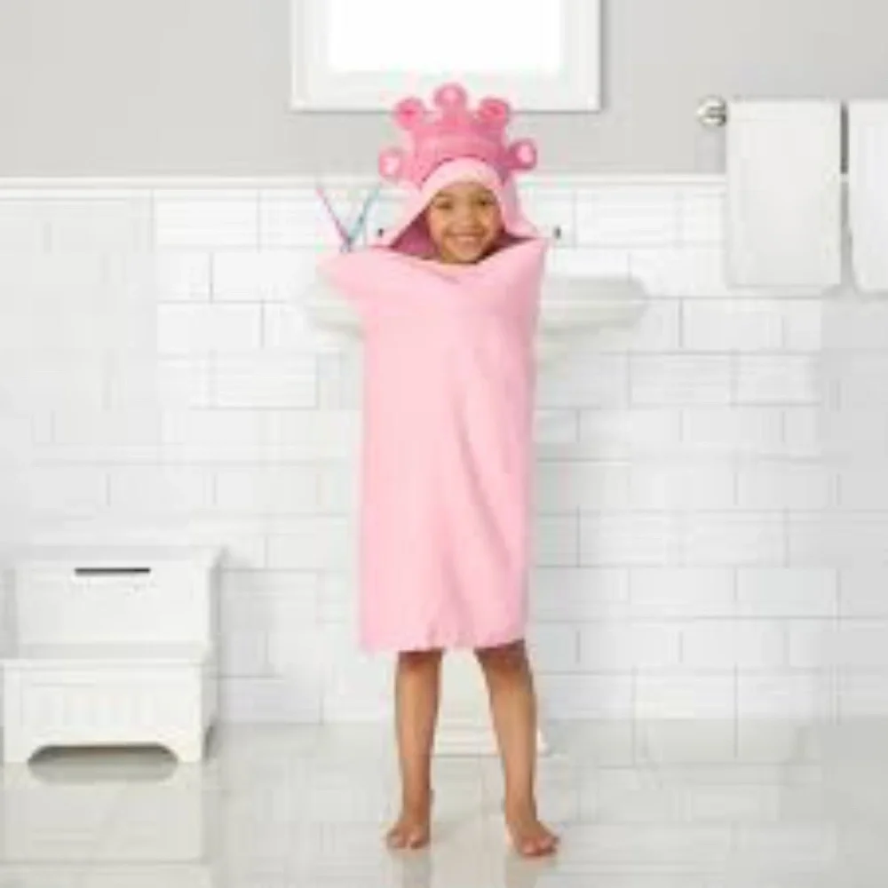 Princess jumping beans hooded bath wrap